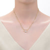 14K Gold Plated Cubic Zirconia Chain Necklace