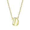 14K Gold Plated Assymetrical Necklace for Kids/Teens
