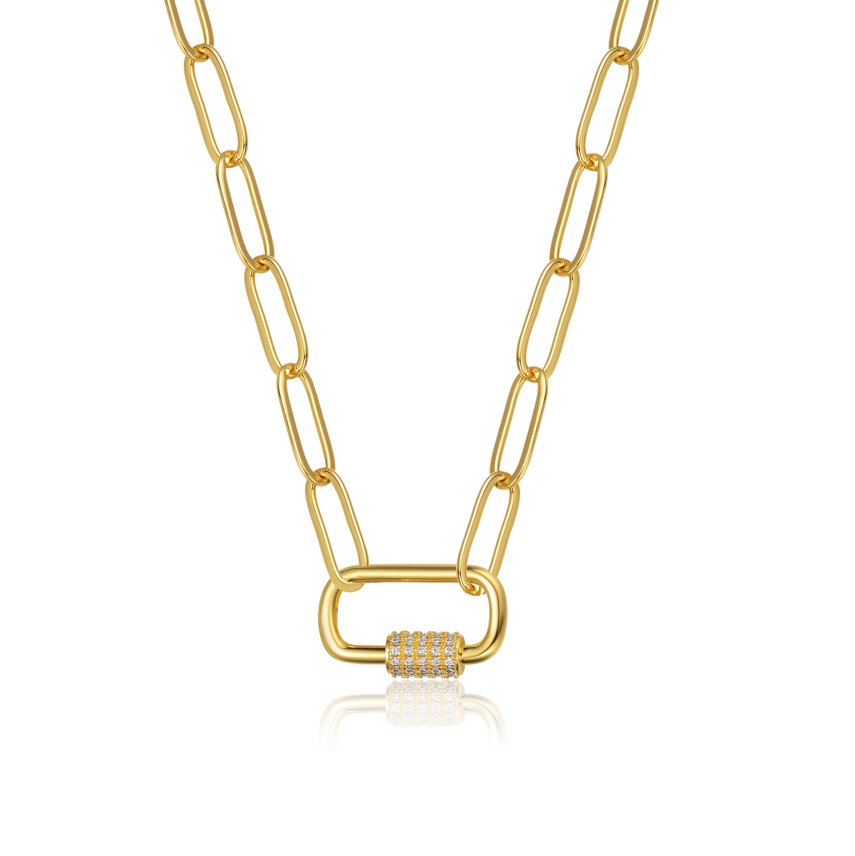 Rg Children's 14k Gold Plated Chain Necklace