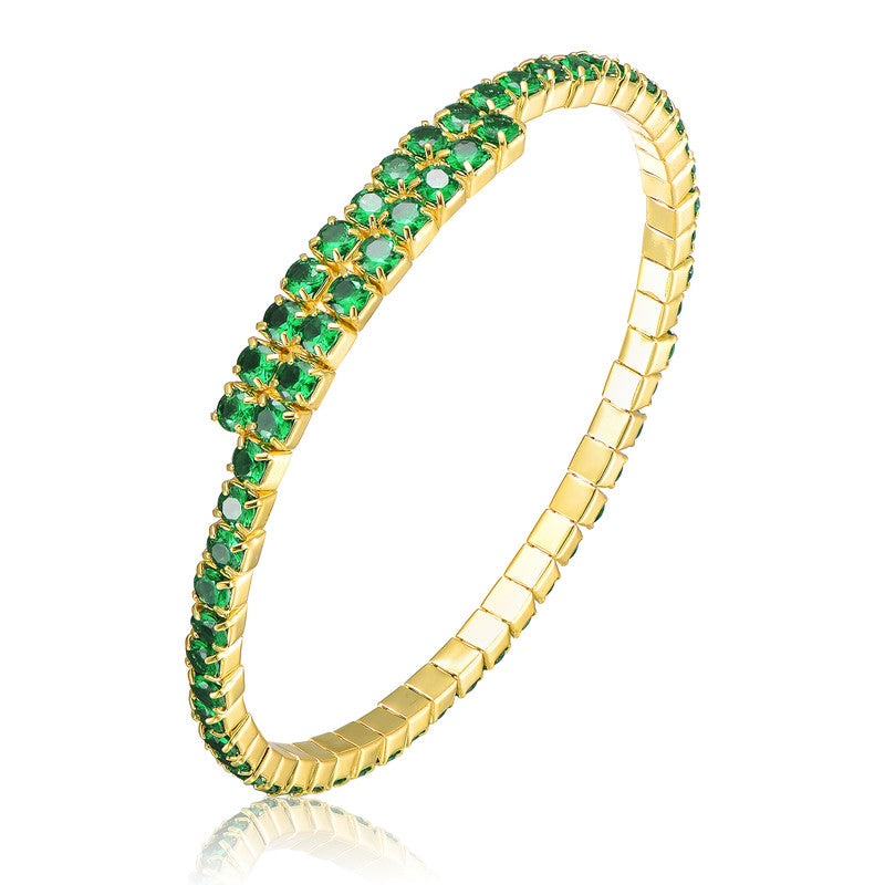Colored Cubic Zirconia Tennis Bracelet – Rachel Glauber