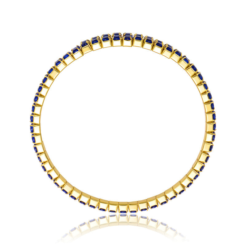 Colored Cubic Zirconia Tennis Bracelet – Rachel Glauber