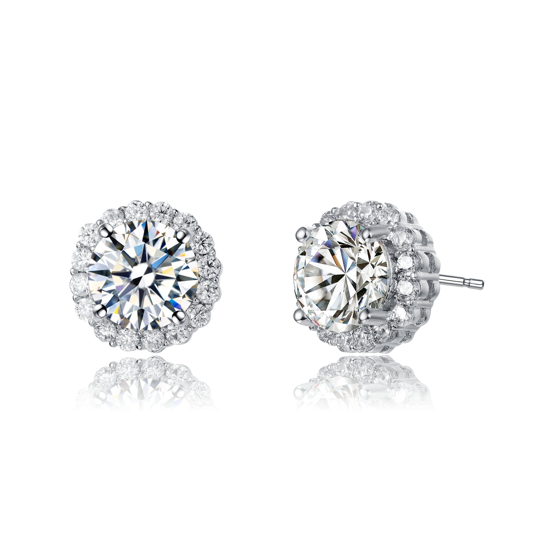 KRUCKEL Orecchini A Clip A Forma Di Fiore Con Cristalli E Perle – Amazing & Wonderful - 2