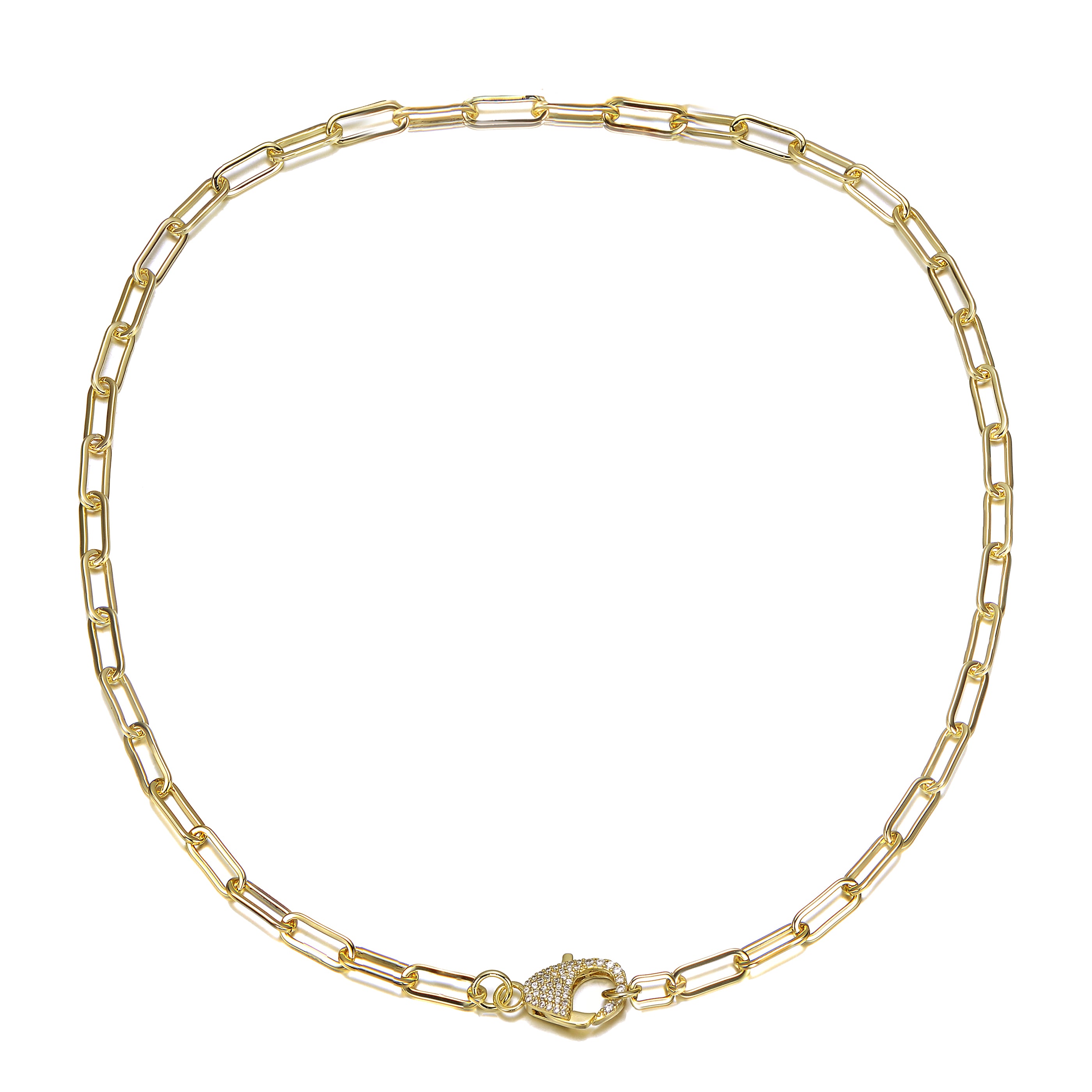 ラフNECKLACE NO.020 500mm ゴールドnobu Italian 5mm 14kt Yellow Gold Curb-Link Necklace | Ross Simons