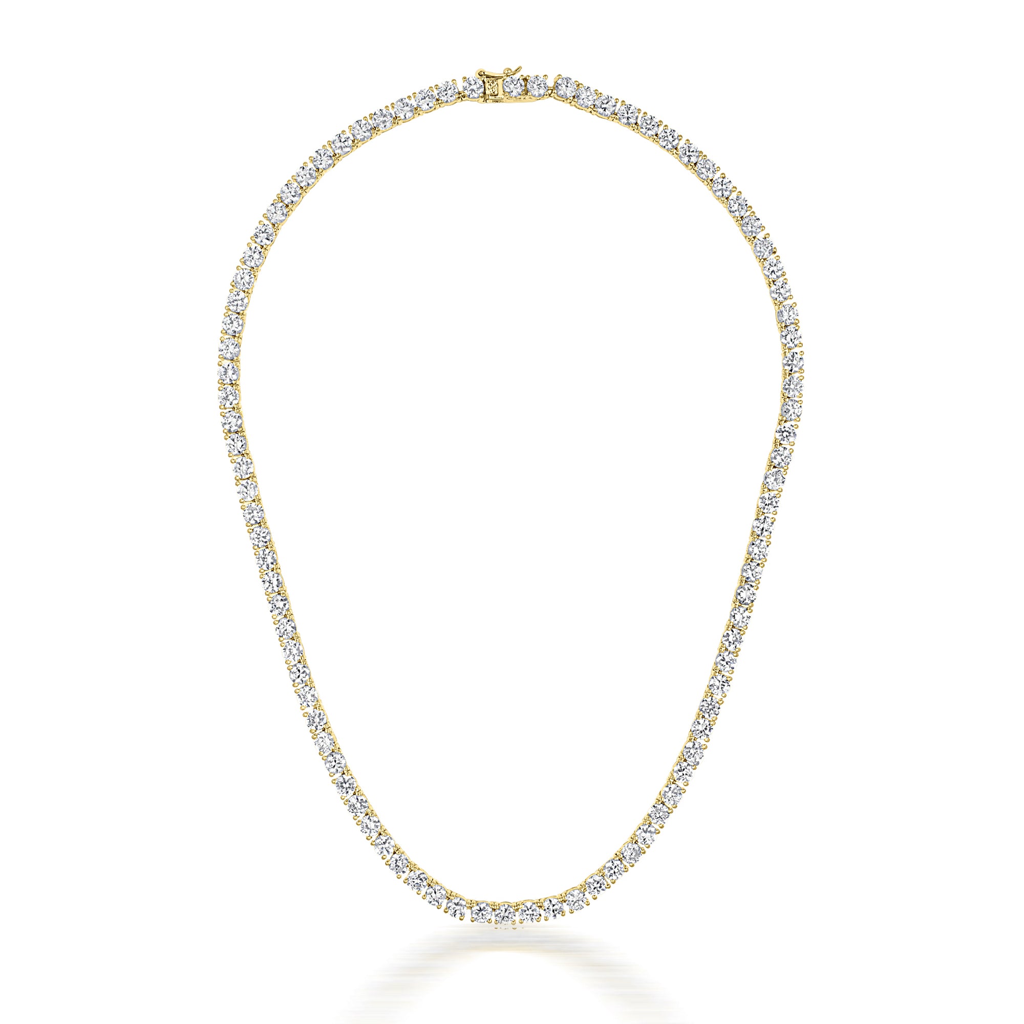 Cubic Zirconia 3MM Tennis Necklace – Rachel Glauber