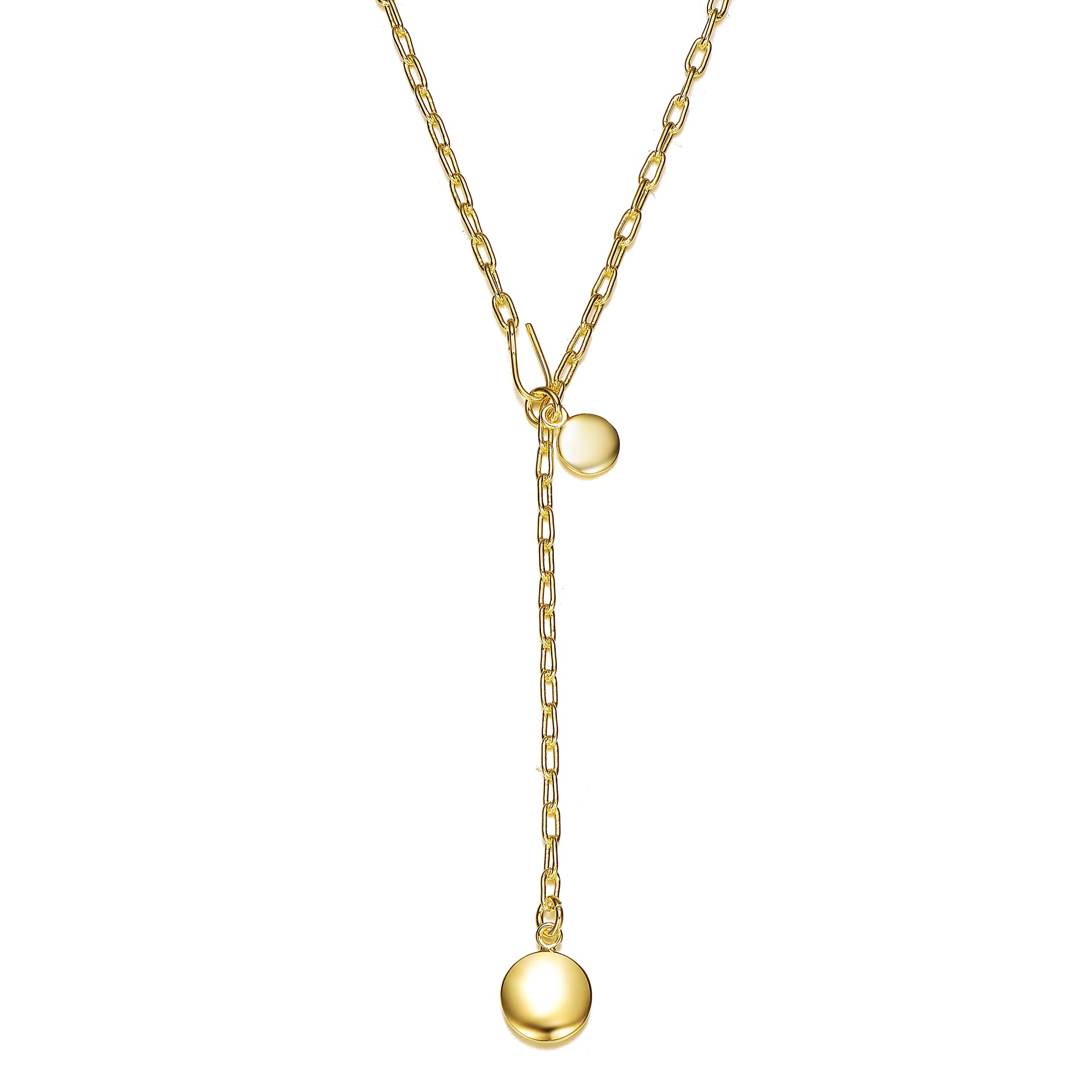 Rg 14k Gold Plated Y Neck Necklace – Rachel Glauber